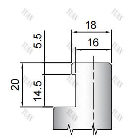 Colly Bombled Press Brake Adaptor