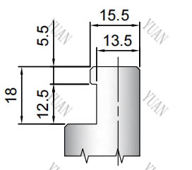 Colly Bombled Press Brake Adapter