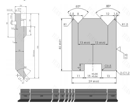 Amada Press Brake Tooling