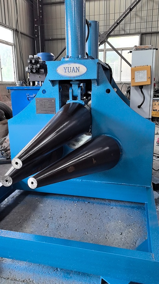 China Factory Three Rollers Cone Plate Rolling Machines Price