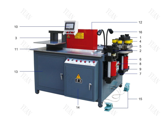  Copper Busbar Punching Machine