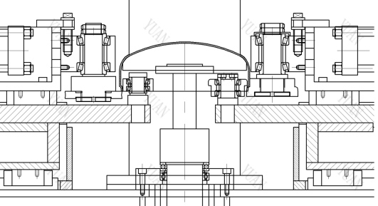 shrink machine for LPG cylindrical head end edge