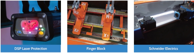  Hydraulic Press Brake Standard Configuration: