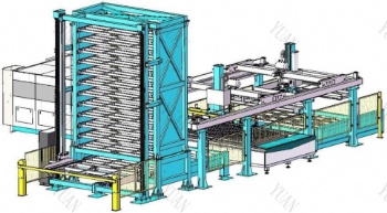 Material warehouse loading and unloading manipulator for laser cutting machine